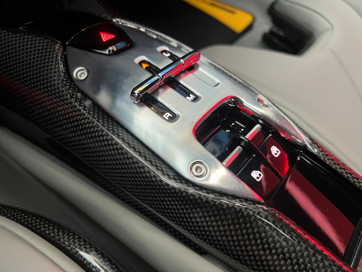 296 OEM Style Auto Parts Dry Carbon Fiber Automotive Accessories Car Interior Shift Center Control Panel  296